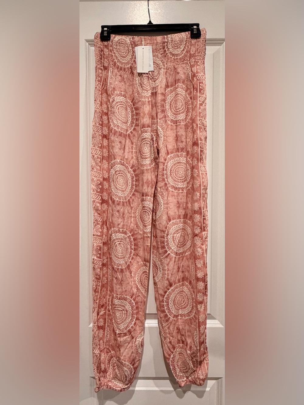 Lotus & Luna BAJA Harem Pants in Guava